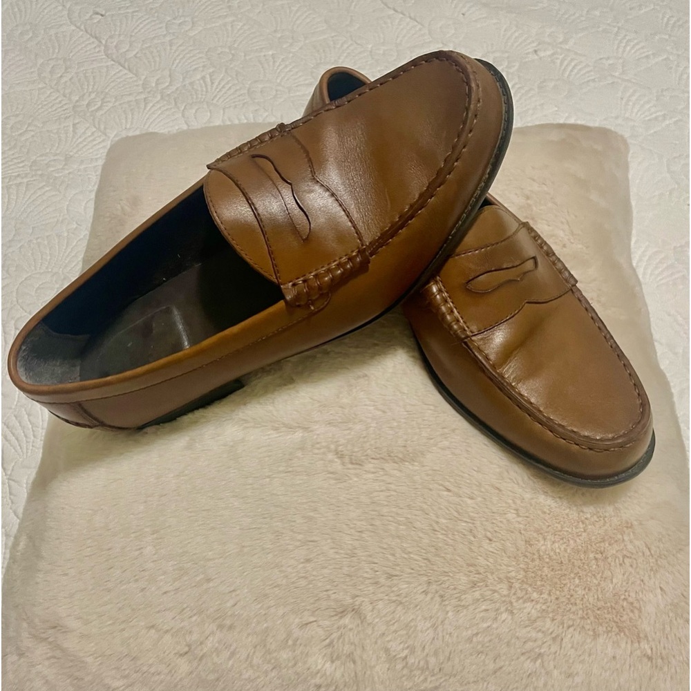 Mens Cole Haan Pinch Grand Moc Toe Penny - British Tan, Size 11 Preppy classic